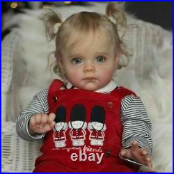 Cute Girl Reborn Baby Doll Soft Vinyl Newborn Real Lifelike Toddler Toy Gift 23