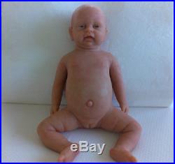 Cute IVITA Reborn Baby Girl Doll 18'' Likelife Soft Silicone Vinyl Newborn Gifts
