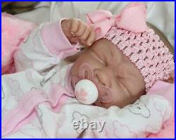 DREAMER BABY GIRL! Berenguer Life Like Reborn Preemie Pacifier Doll + Extras