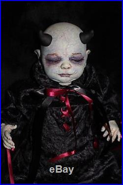 Demon Baby Reborn Doll Horror Elises Wicked Womb Nursery Horns Devil Asmodeus