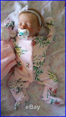 Denver Rose By Marita Winters With COA Realistic Reborn Baby Doll