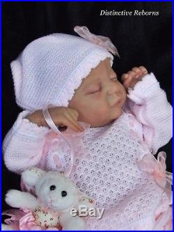 Distinctive Reborns NEWBORN Baby Girl Doll. Americus Sculpt By Laura Eagles
