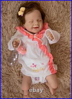 Dollbie Reborn Baby Doll 22 inch Lifelike Newborn Realistic Big Soft Vinyl Ba