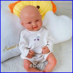 DollySil 17.3 Newborn Baby Wheaten Color Full Body Silicone Reborn Baby Dolls
