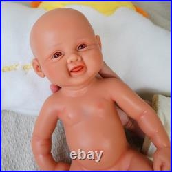 DollySil 17.3 Newborn Baby Wheaten Color Full Body Silicone Reborn Baby Dolls
