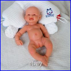 DollySil 17.3 Newborn Baby Wheaten Color Full Body Silicone Reborn Baby Dolls