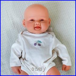 DollySil 17.3 Newborn Baby Wheaten Color Full Body Silicone Reborn Baby Dolls