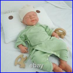 DollySil 18.31 Newborn Baby Wheaten Color Full Body Silicone Reborn Baby Dolls