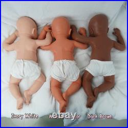 DollySil Reborn Baby Dolls Silicone Full Body 18.31 Inch Realistic Newborn Baby