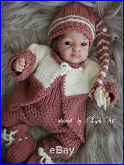 Dyck-Art Reborn Baby Boy Doll Rosa sculpted by Karola Wegerich