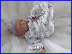 ELY REBORN GIRL DOLL Real Lifelike Mottled Newborn Fake Baby Child Birthday Xmas