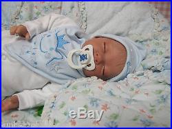 EST ARTISTS SUNBEAMBABIES CHILD FRIENDLY NEW REBORN BABY BOY DOLL VERY LIFELIKE