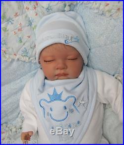 EST ARTISTS SUNBEAMBABIES CHILD FRIENDLY NEW REBORN BABY BOY DOLL VERY LIFELIKE