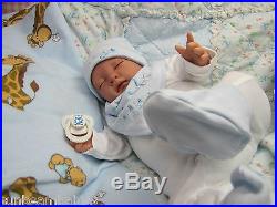 EST ARTISTS SUNBEAMBABIES CHILD FRIENDLY NEW REBORN BABY BOY DOLL VERY LIFELIKE