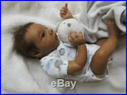 ETHNIC Reborn Doll CHRIS by BRIT KLINGER Baby Boy- VICTORIA GOLDA