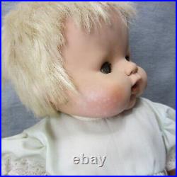 Eegee Baby Doll Chuncky Cheeks Sleep Eyes Rooted Hair Toddler Plastic Body