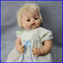 Eegee Baby Doll Chuncky Cheeks Sleep Eyes Rooted Hair Toddler Plastic Body