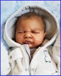 Ethan Reborn Baby Doll Beautiful Ethnic Biracial Boy! S. O. L. E