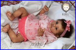Ethnic AA Reborn Baby Girl Doll Yasmine Sydney by Marita Winters
