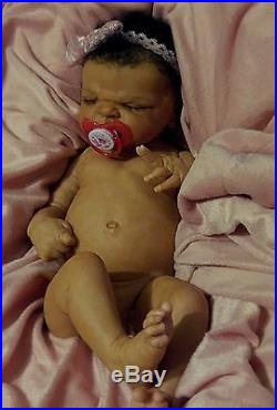 Ethnic Biracial AA Hispanic full bodied silicone vinyl reborn baby doll