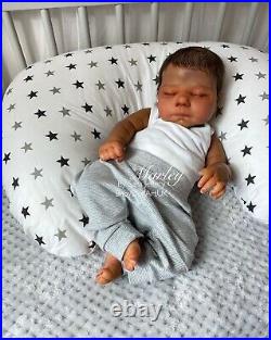 Ethnic Reborn Baby Boy Doll Marley Cassie Brace LTD 71/1500 by UK Artist