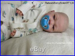 Eyes Open Reborn Baby BOY Doll by #RebornBabyDollArtUK