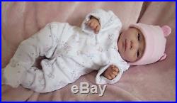 Eyes Open Reborn Baby GIRL Doll, Bunny. #RebornBabyDollArtUK