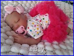 FAKE BABY REAL 20 NEW REBORN REALISTIC NEWBORN SIZE GIRL DOLL by SUNBEAMBABIES