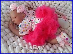 FAKE BABY REAL 20 NEW REBORN REALISTIC NEWBORN SIZE GIRL DOLL by SUNBEAMBABIES