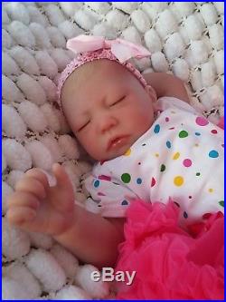 FAKE BABY REAL 20 NEW REBORN REALISTIC NEWBORN SIZE GIRL DOLL by SUNBEAMBABIES