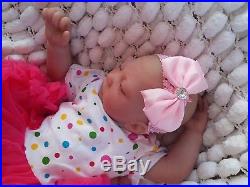 FAKE BABY REAL 20 NEW REBORN REALISTIC NEWBORN SIZE GIRL DOLL by SUNBEAMBABIES