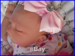 FAKE BABY REAL 20 NEW REBORN REALISTIC NEWBORN SIZE GIRL DOLL by SUNBEAMBABIES