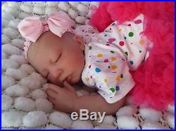 FAKE BABY REAL 20 NEW REBORN REALISTIC NEWBORN SIZE GIRL DOLL by SUNBEAMBABIES