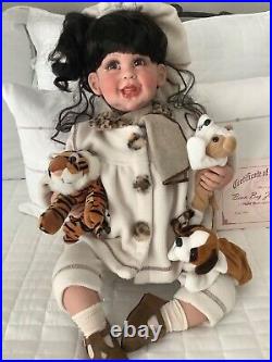 FayZah Spanos LTD Edition 24 Vinyl Doll RARE Artist Signed Excellent Condition