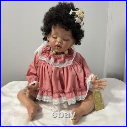 Fayzah Spanos Caramel Cream African American Vinyl Baby Doll 26 Limited Edition