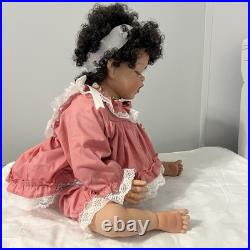 Fayzah Spanos Caramel Cream African American Vinyl Baby Doll 26 Limited Edition