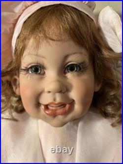 Fayzah Spanos Vinyl Sitting Baby Doll LE 463/500, 1997, 26 in