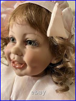 Fayzah Spanos Vinyl Sitting Baby Doll LE 463/500, 1997, 26 in