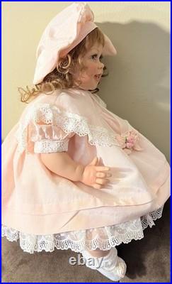 Fayzah Spanos Vinyl Sitting Baby Doll LE 463/500, 1997, 26 in