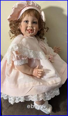 Fayzah Spanos Vinyl Sitting Baby Doll LE 463/500, 1997, 26 in