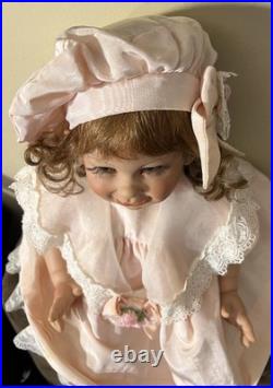 Fayzah Spanos Vinyl Sitting Baby Doll LE 463/500, 1997, 26 in