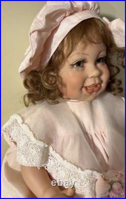 Fayzah Spanos Vinyl Sitting Baby Doll LE 463/500, 1997, 26 in