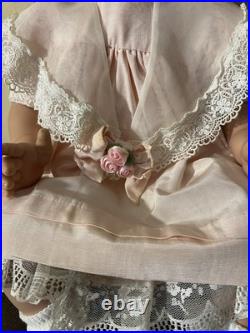 Fayzah Spanos Vinyl Sitting Baby Doll LE 463/500, 1997, 26 in