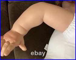 Fayzah Spanos Vinyl Sitting Baby Doll LE 463/500, 1997, 26 in