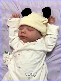 Finished 19 Weighted Limbs Reborn Baby Dolls Vivid Newborn Art Toy Collectible Finished 19 Weighted Limbs Reborn Baby Dolls Vivid Newborn Art Toy Collectible