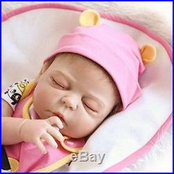 Full Body Silicone Baby Doll Girl Anatomically Correct 22'' Reborn Newborn NEW