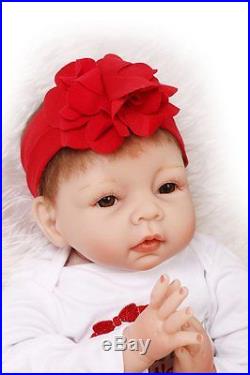 Full Body Silicone Reborn Baby Doll Girl Dolls Babies Npk ORIGINAL Cute New