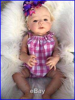 Full Body Silicone Vinyl Reborn Baby Doll Victoria By Sheila Michaels