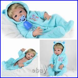 Full Body Soft Reborn Baby Dolls Vinyl Silicone Realistic Newborn Boy Doll Gifts
