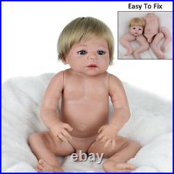 Full Body Soft Reborn Baby Dolls Vinyl Silicone Realistic Newborn Boy Doll Gifts